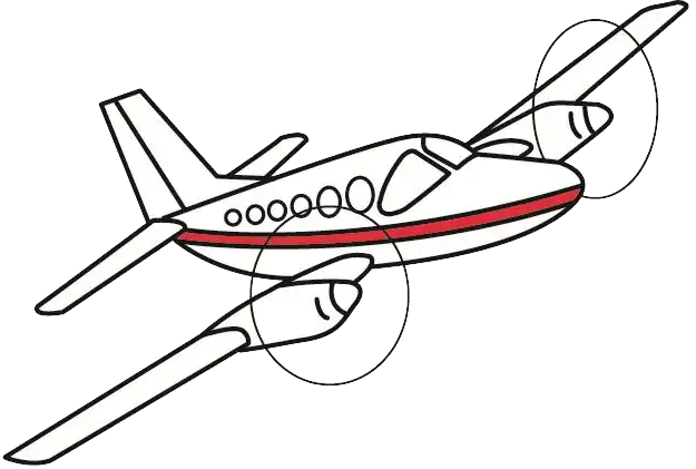 Gibson Aviation Airplane Logo