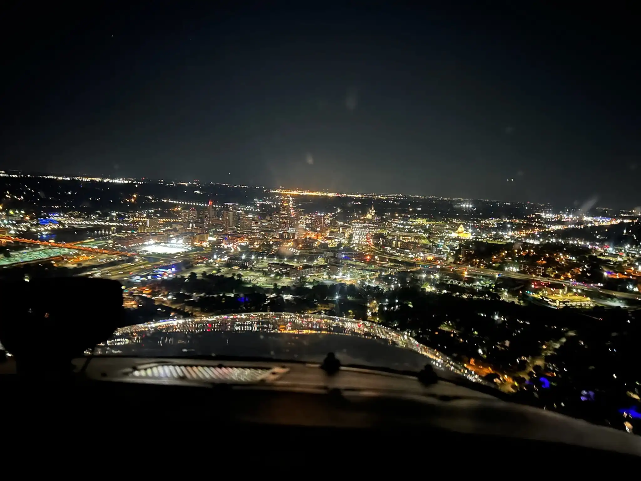 KMSP at night